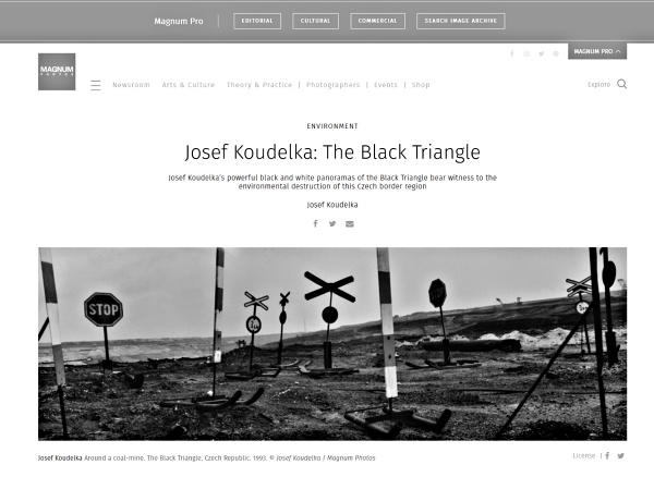 Josef Koudelka - The Black Triangle