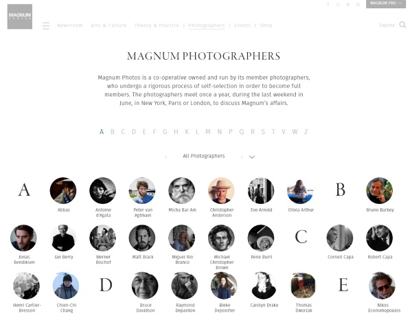 Fotografové - členové MAGNUM