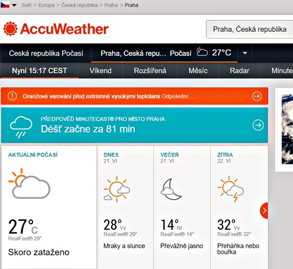 Počasí ve světě :: Dříve narození