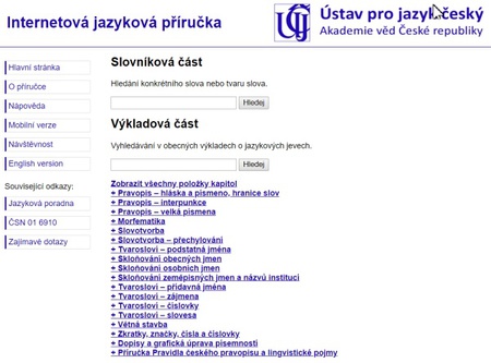 Internetová jazyková příručka